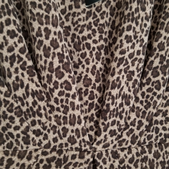 Talbots leopard midi dress - Picture 3 of 5
